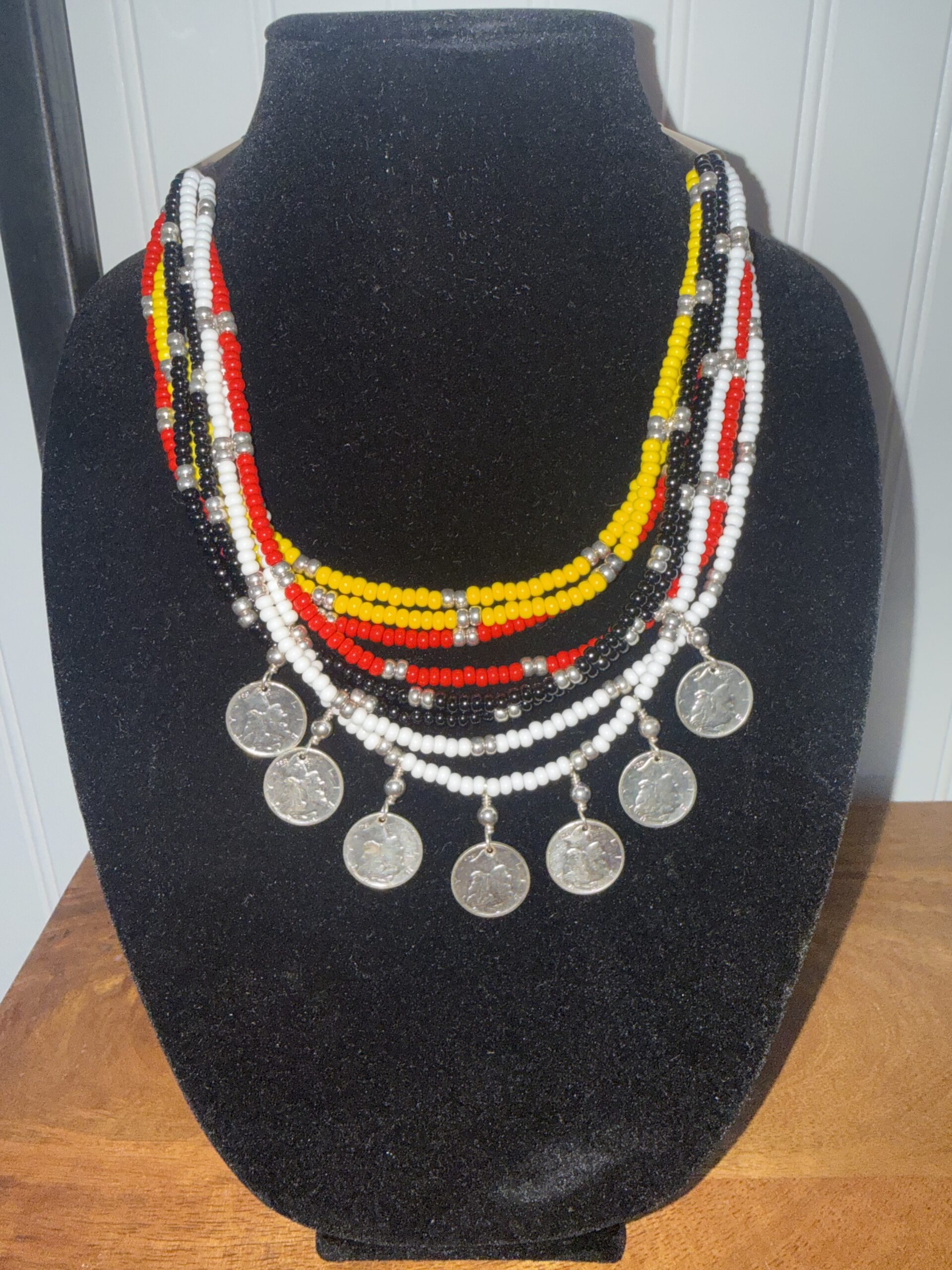 Multicolor Beaded Statement Necklace